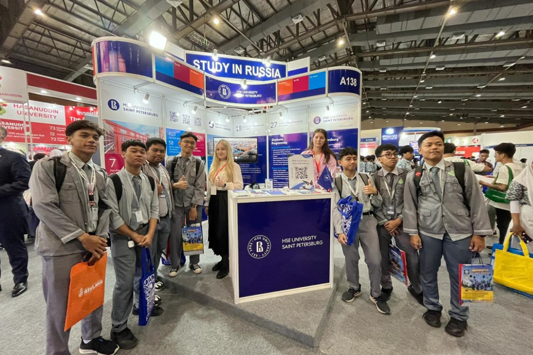 HSE University-St Petersburg Presents Its Educational Programmes at International Exhibition in Indonesia Illustration for news: HSE University-St Petersburg Presents Its Educational Programmes at International Exhibition in Indonesia